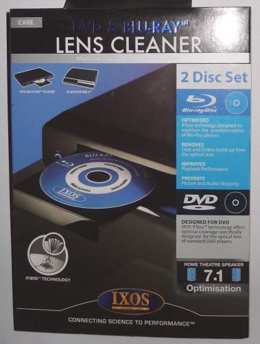 DVD / Bluray lenscleaner surround setup disc set Ixos XPC241