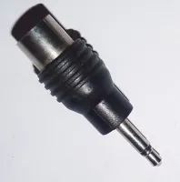 75 ohm IEC female naar 3,5mm jack verloopje voor portable TV