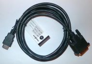 HDMI - DVI-D kabel 2m zwart