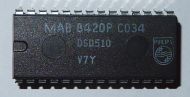 MAB8420P C034 mask programmed microcontroller