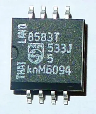 PCF8583T Philips I2C RTC + RAM