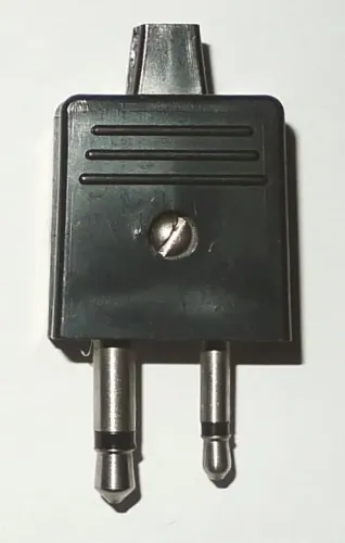 Dubbele jack-connector 2,5 + 3,5 mm