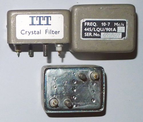 Kristalfilter 10,7MHz 50kHz ITT 445/LQU/901AM