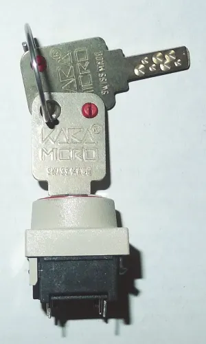 Sleutelschakelaar Kaba Micro / Siemens DPST printmontage