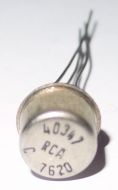 40347 RCA 60V 1,5A 1W NPN transistor