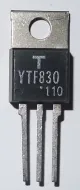 YTF830 Toshiba MOSFET 500V 4,5A