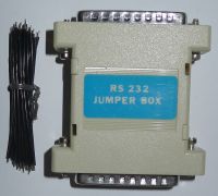 RS232 jumper box (25p D male naar 25p D male, vrij configureerbaar)