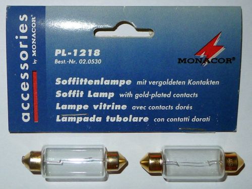 Monacor PL-1218 setje 12V 18W beveiligingslampjes