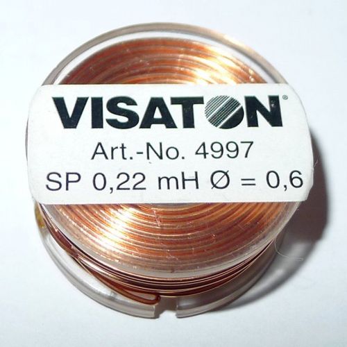 Visaton luchtspoel 0,22mH 0,54 ohm