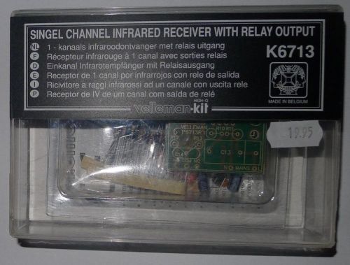 K6713 1-Channel IR receiver with relay output