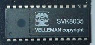 SVK8035 voorgeprogrammeerde microcontroller voor Velleman K8035