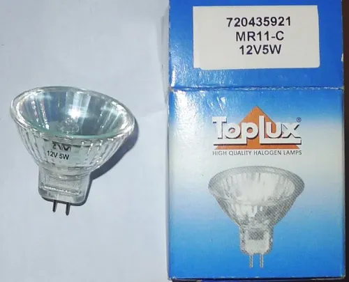 12V 5W GU4 MR11-C 30° dichroic Toplux